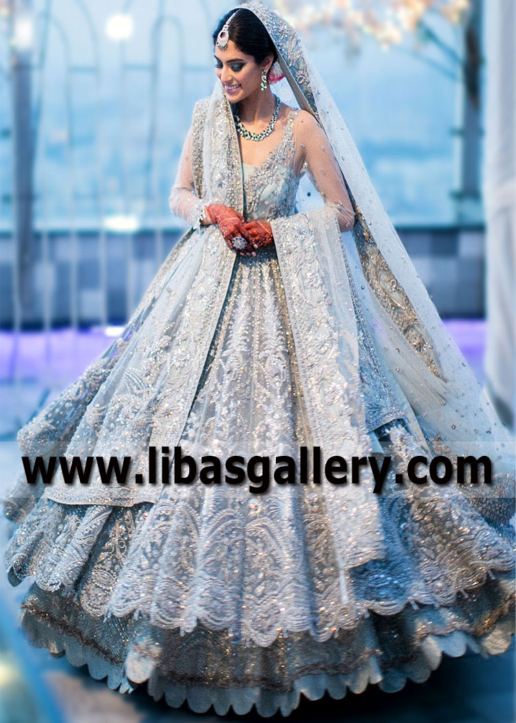 Zaha By Khadijah Shah Luxury wedding dresses in various designs and styles are suitable for modern and traditional brides. one of the most preferred Pakistani wedding dresses brands in UK USA Canada Australia. Find your perfect wedding dress.